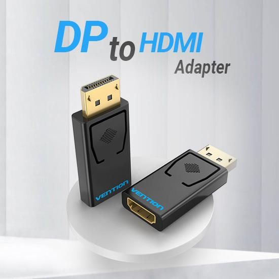 【HBK】DP to HDMI アダプター 解像度:1080P@60Hz / VENTION