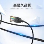 【IBI】CAT6a UTP LANケーブル スリムタイプ Black / VENTION