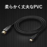 【VAA-D02】ミニHDMI2.0ケーブル Black 4K対応 HDCP対応 / VENTION