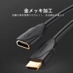【VAA-B06】HDMI2.0延長ケーブル Black 4K対応 HDCP対応 / VENTION