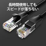 【IBE】Cat.6 UTP LANケーブル Black / VENTION