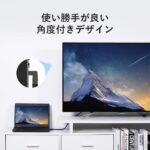 【AAQ】HDMI2.0 直角ケーブル 上向き Black 4K対応 HDCP対応/ VENTION