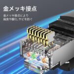 【IKK】Cat.8 SFTP LANケーブル ブラック/VENTION